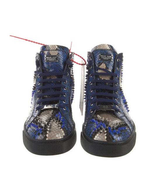 Philipp Plein Snakeskin Animal Print Sneakers