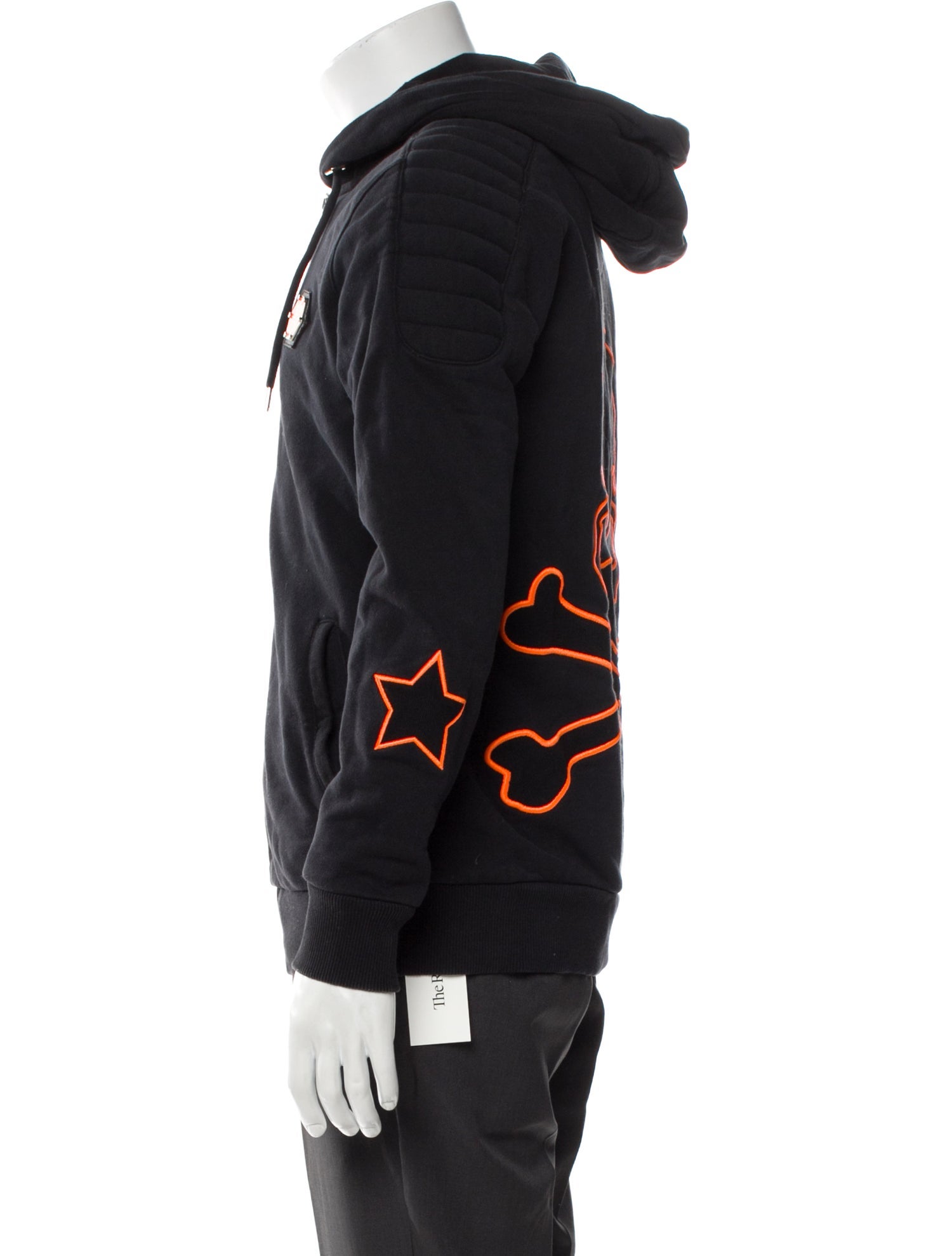 Philipp Plein Graphic Print Crew Neck Hoodie