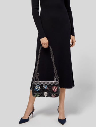 Philipp Plein Leather Shoulder Bag