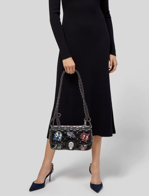 Philipp Plein Leather Shoulder Bag