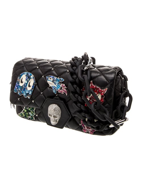 Philipp Plein Leather Shoulder Bag