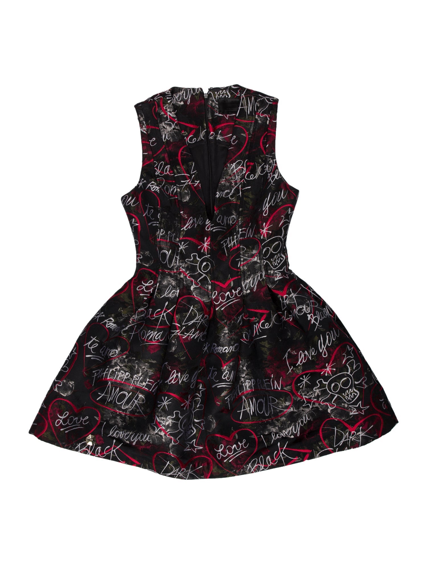 Philipp Plein Printed Mini Dress