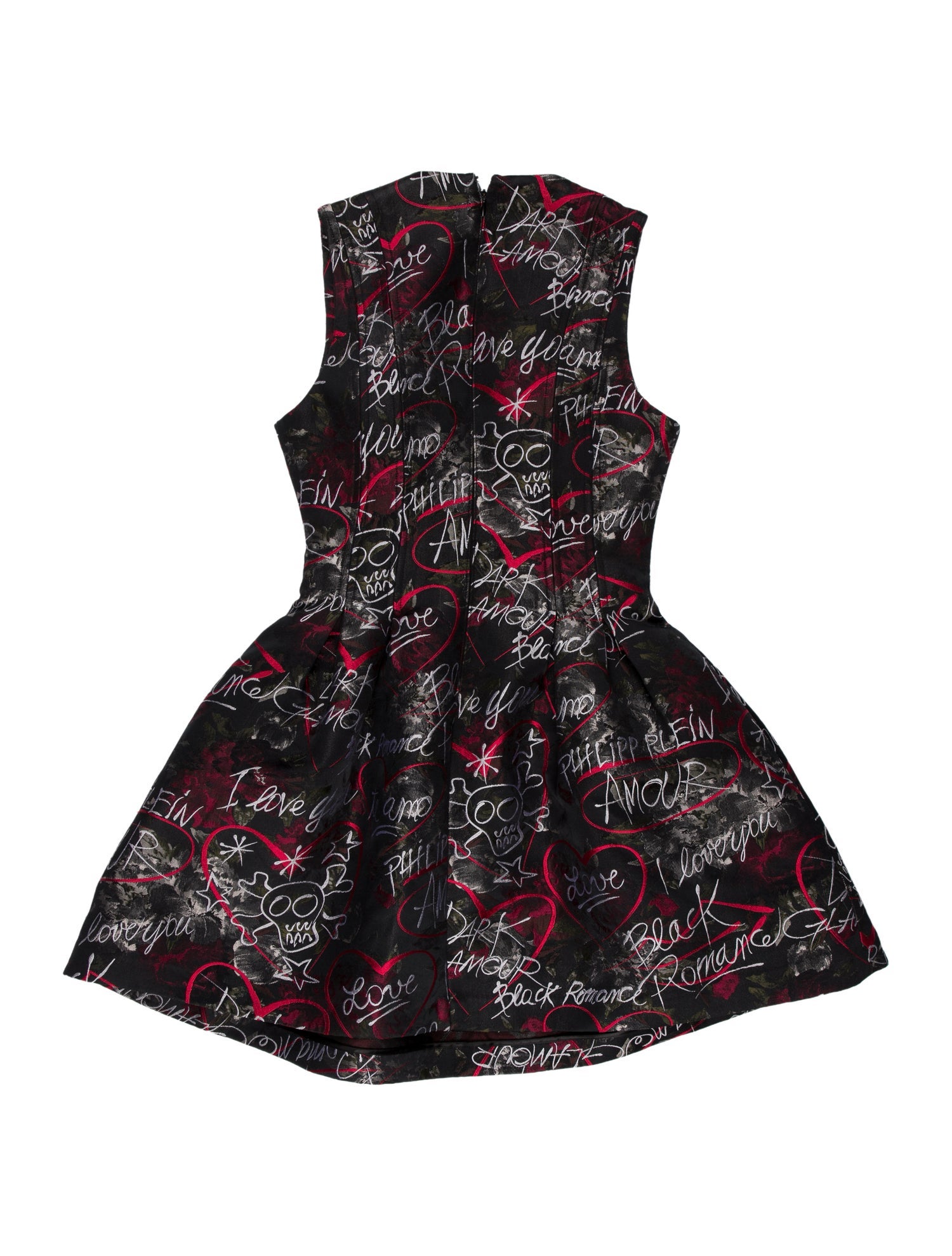 Philipp Plein Printed Mini Dress