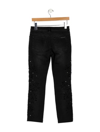 Philipp Plein Low-Rise Skinny Leg Jeans