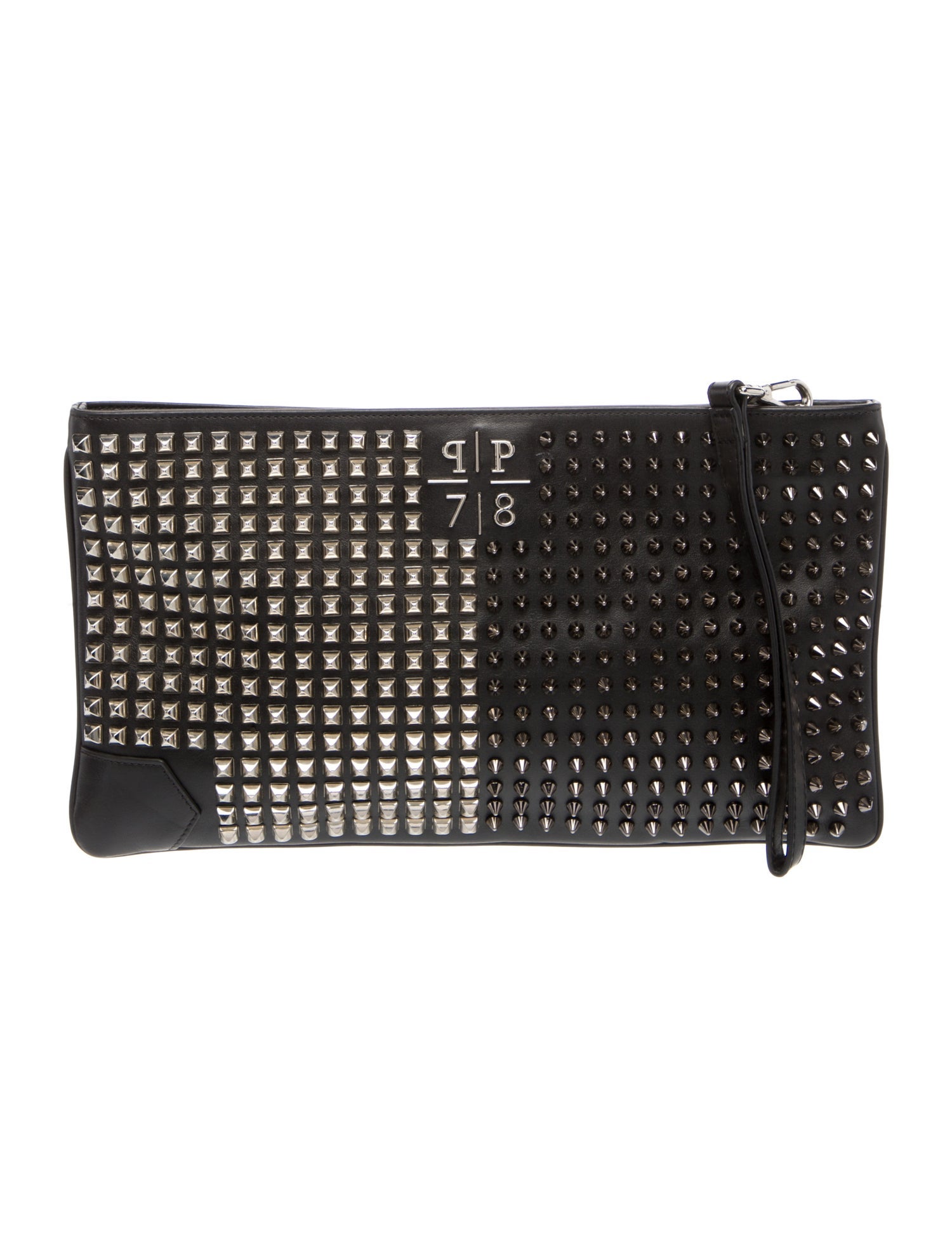 Philipp Plein Leather Clutch