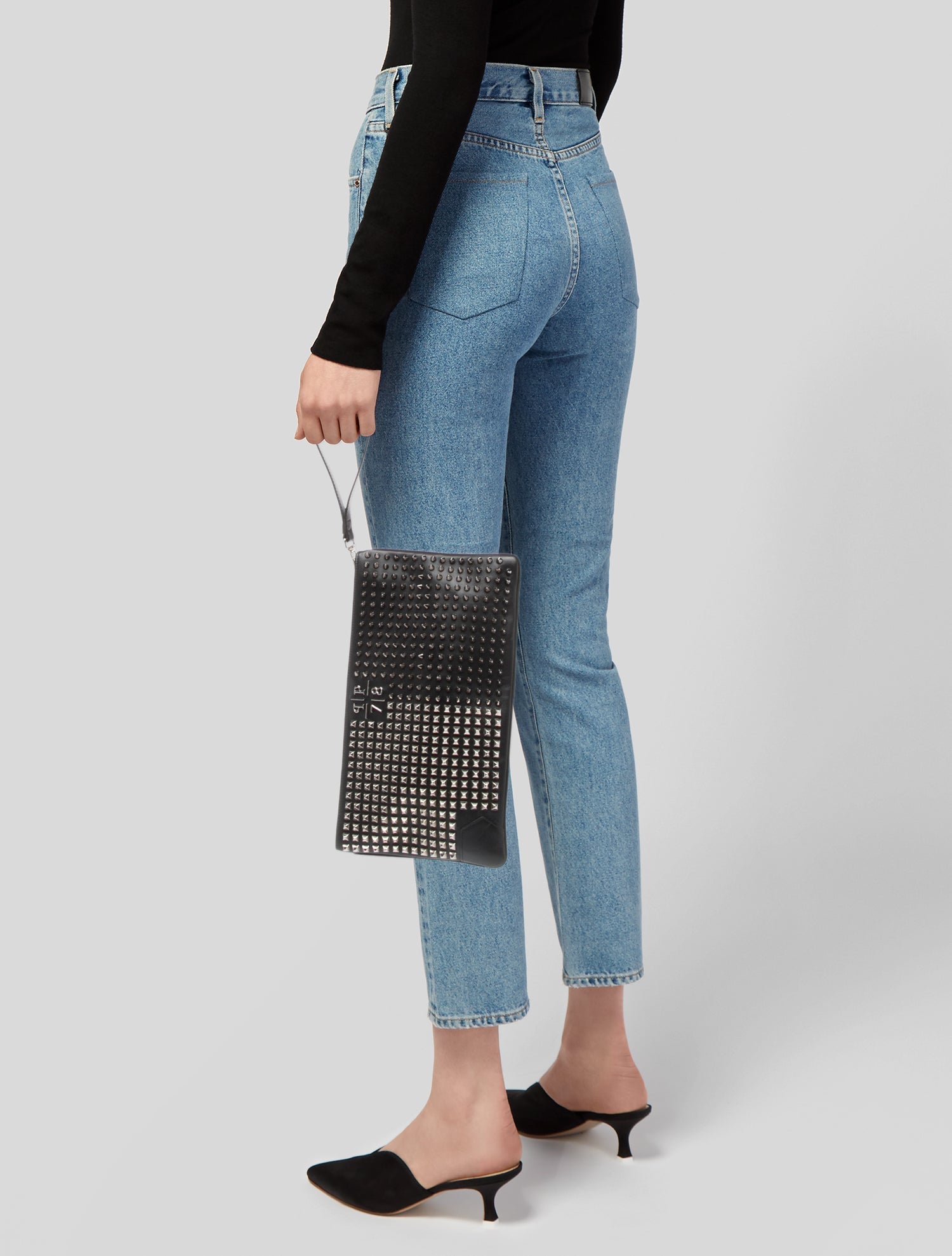 Philipp Plein Leather Clutch