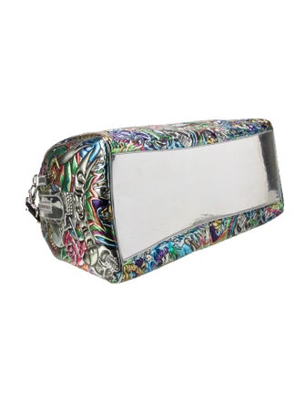 Philipp Plein Patent Leather Weekender Bag