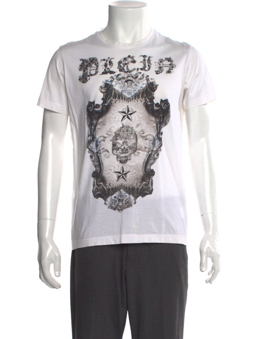 Philipp Plein Graphic Print Short Sleeve Shirt