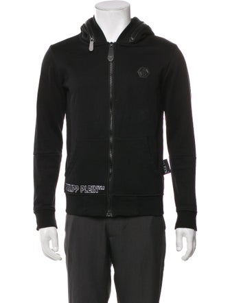 Philipp Plein Graphic Print Moto Jacket