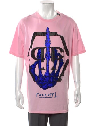 Philipp Plein Graphic Print Crew Neck T-Shirt