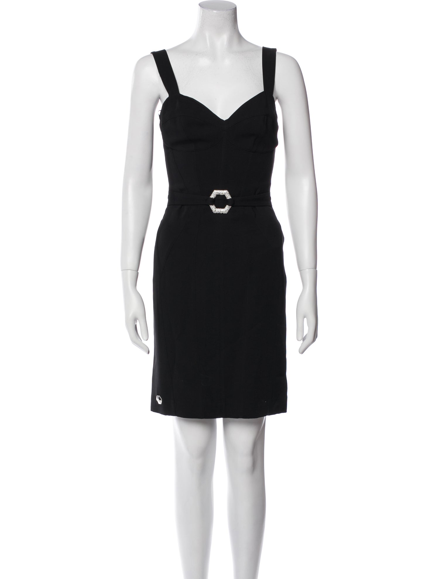 Philipp Plein V-Neck Mini Dress