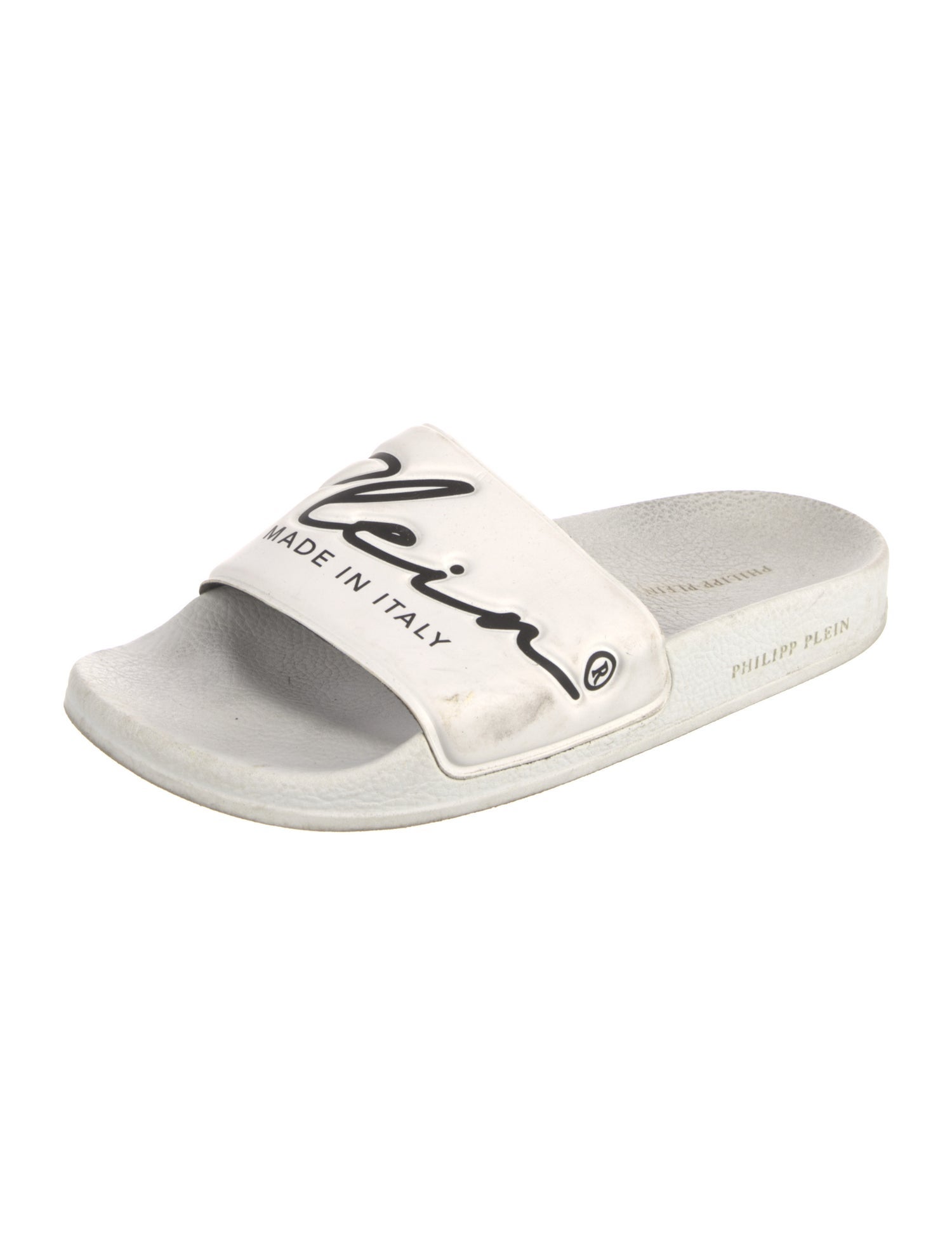 Philipp Plein Rubber Graphic Print Slides