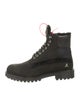 Philipp Plein Suede Combat Boots