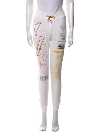 Philipp Plein Graphic Print Skinny Leg Pants