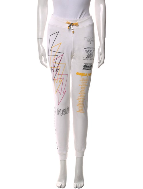 Philipp Plein Graphic Print Skinny Leg Pants