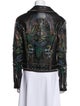 Philipp Plein Leather Biker Jacket