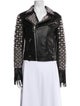 Philipp Plein Lamb Leather Biker Jacket