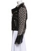 Philipp Plein Lamb Leather Biker Jacket