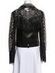 Philipp Plein Lamb Leather Biker Jacket