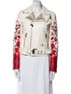 Philipp Plein Floral Print Biker Jacket