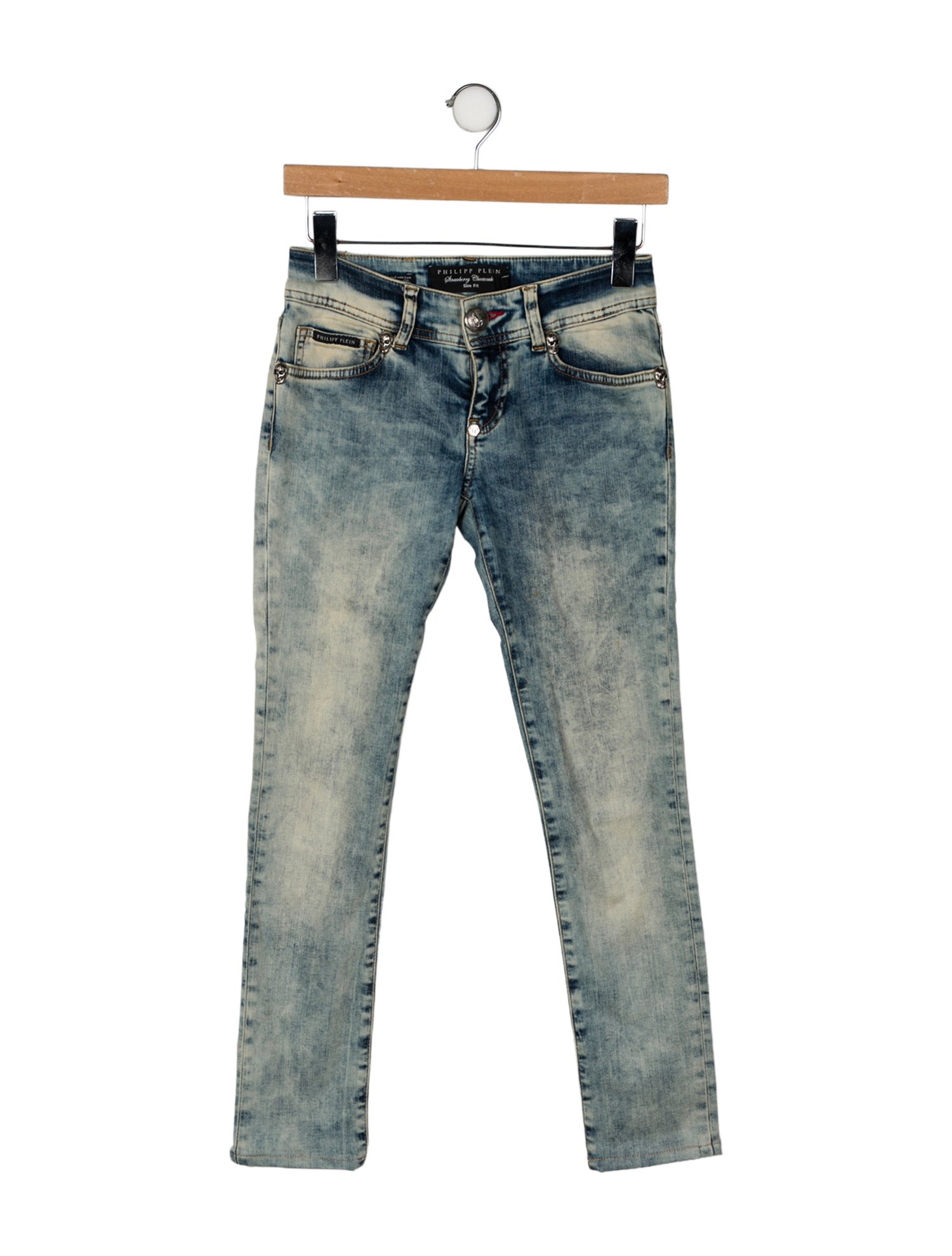 Philipp Plein Mid-Rise Skinny Leg Jeans