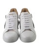 Philipp Plein Leather Colorblock Pattern Athletic Sneakers