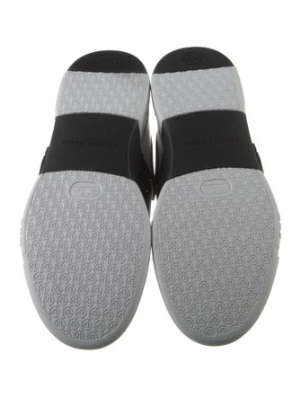 Philipp Plein Leather Colorblock Pattern Athletic Sneakers