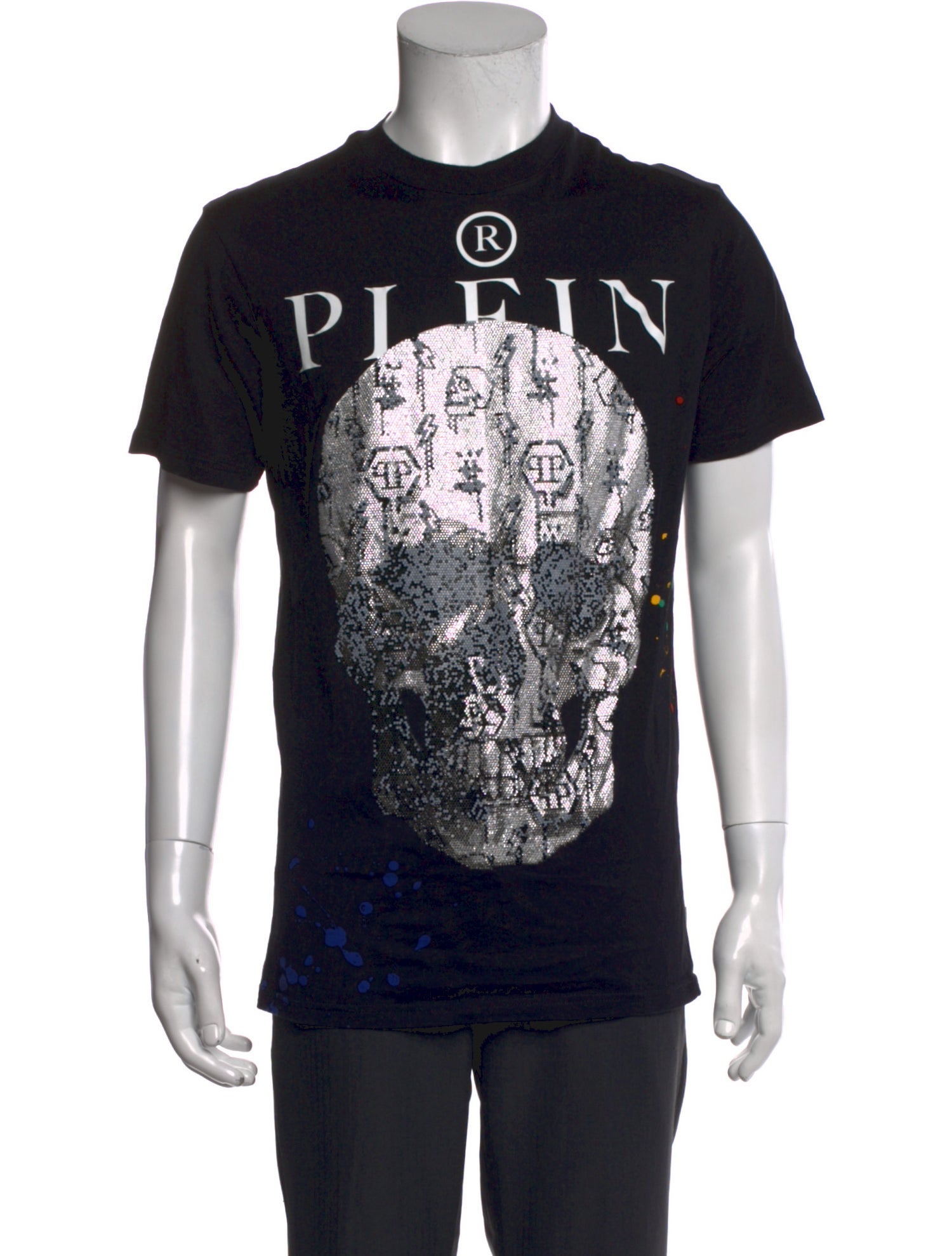 Philipp Plein Graphic Print Crew Neck T-Shirt
