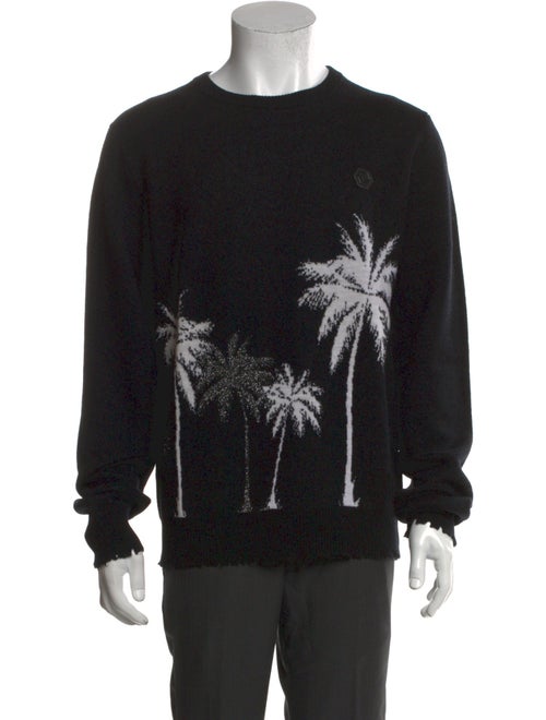 Philipp Plein Wool Printed Pullover