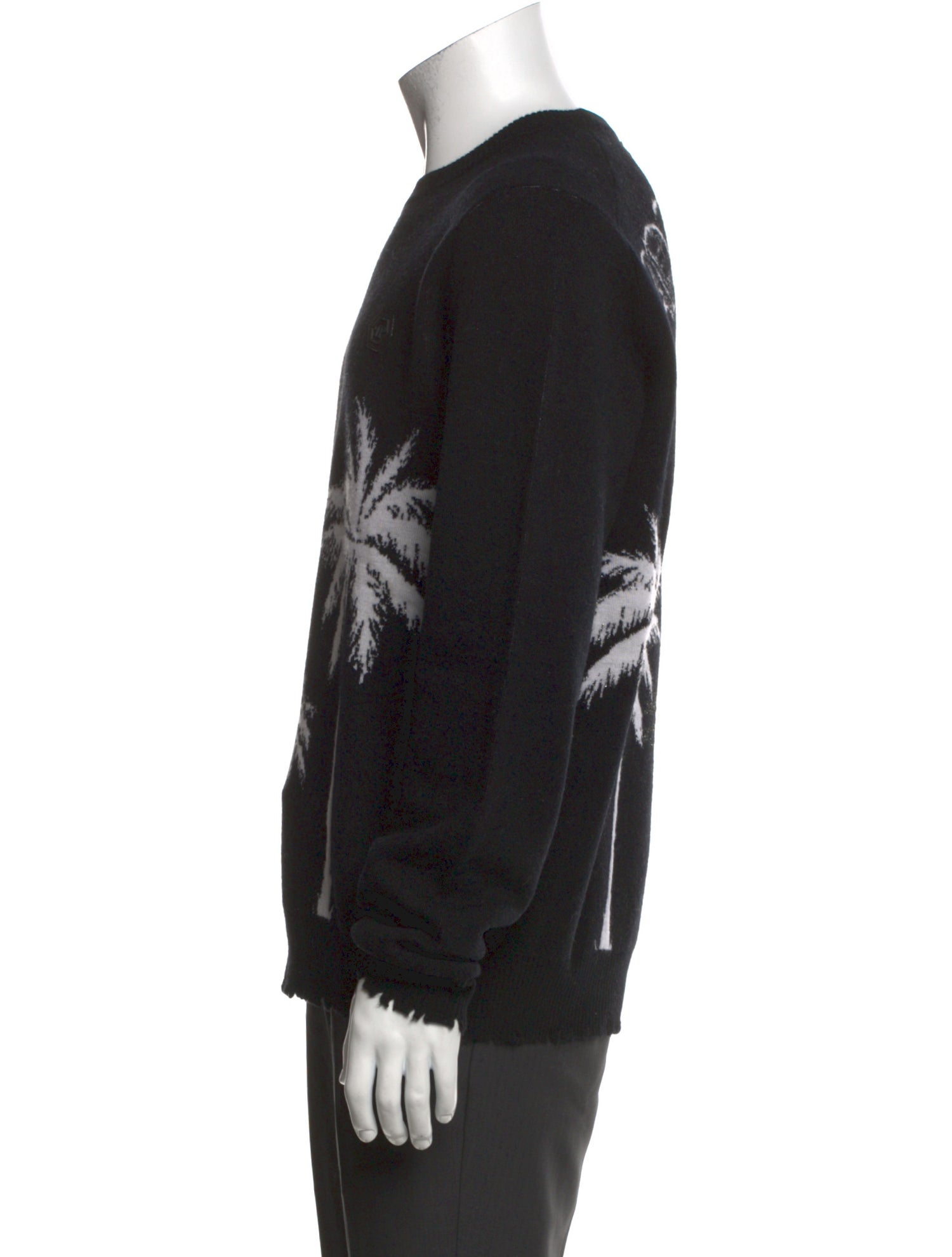 Philipp Plein Wool Printed Pullover