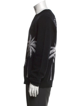 Philipp Plein Wool Printed Pullover