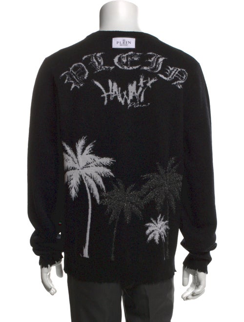 Philipp Plein Wool Printed Pullover