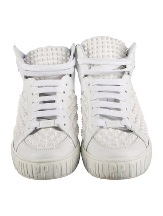 Philipp Plein Leather Sneakers