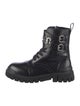 Philipp Plein Leather Combat Boots