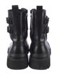 Philipp Plein Leather Combat Boots