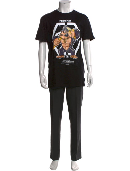 Philipp Plein Graphic Print Crew Neck T-Shirt