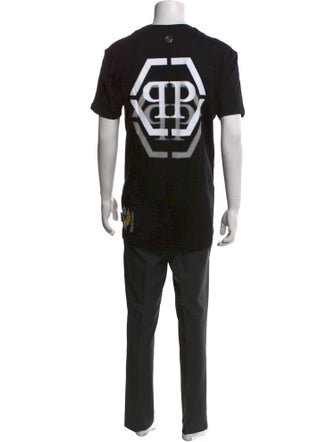 Philipp Plein Graphic Print Crew Neck T-Shirt