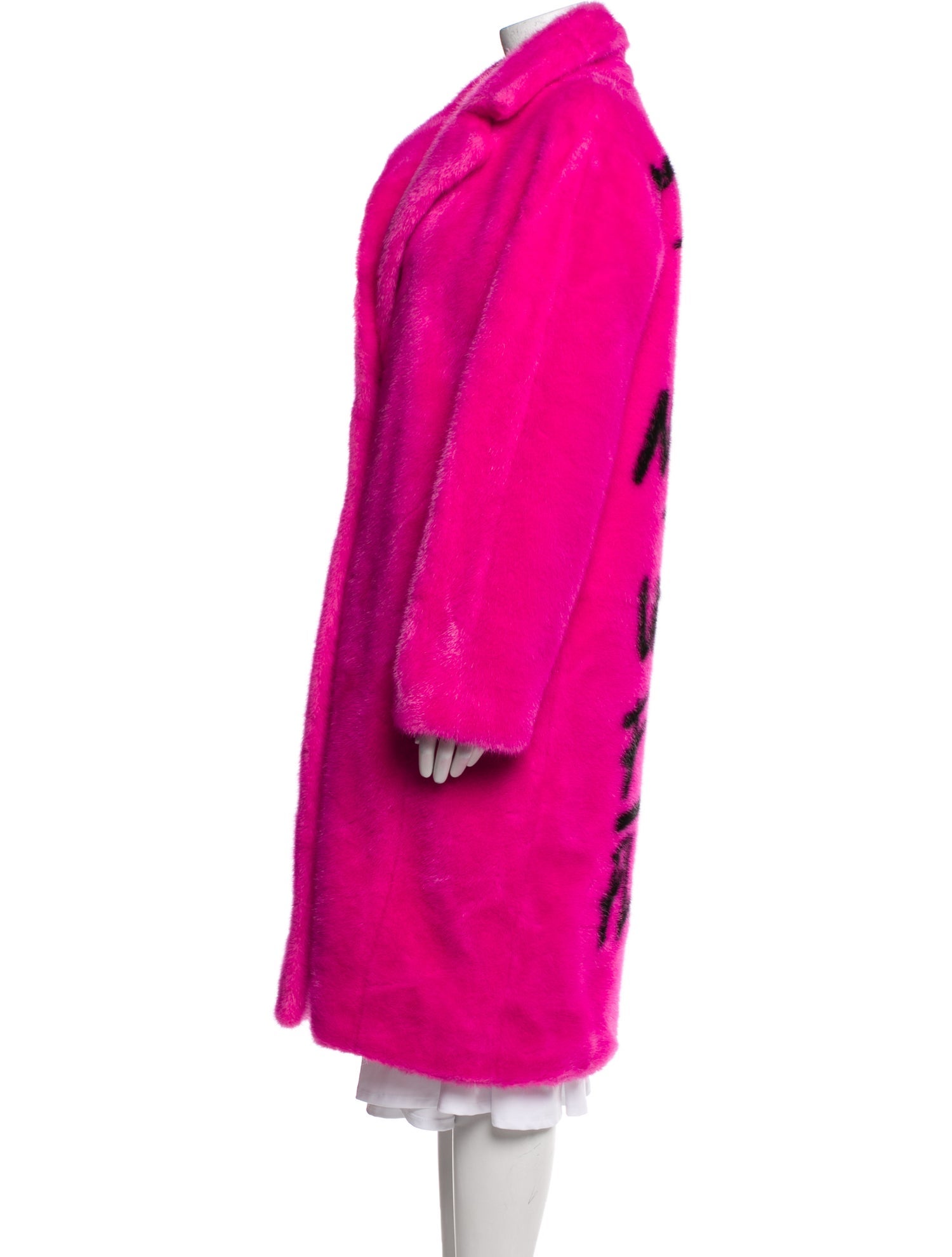 Philipp Plein Faux Fur Faux Fur Coat w/ Tags