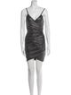 Philipp Plein V-Neck Mini Dress