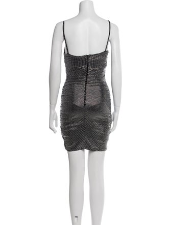 Philipp Plein V-Neck Mini Dress