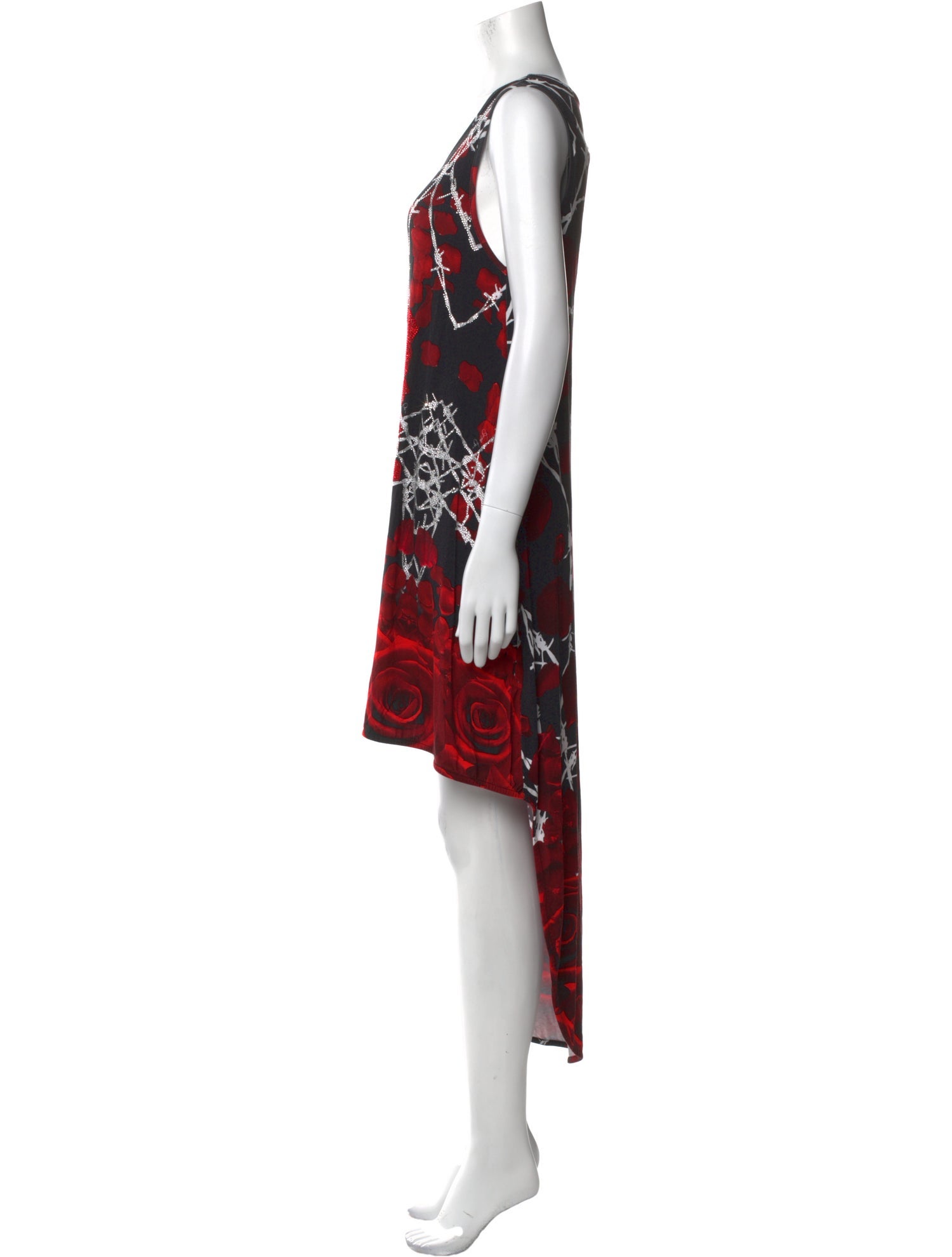 Philipp Plein Printed Long Dress w/ Tags