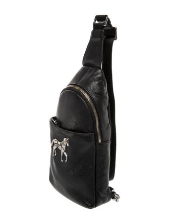 Philipp Plein Leather Backpack