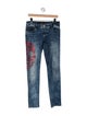 Philipp Plein Mid-Rise Straight Leg Jeans