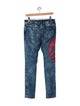 Philipp Plein Mid-Rise Straight Leg Jeans