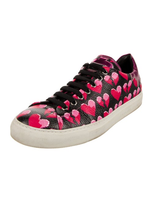 Philipp Plein Leather Printed Sneakers