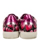 Philipp Plein Leather Printed Sneakers