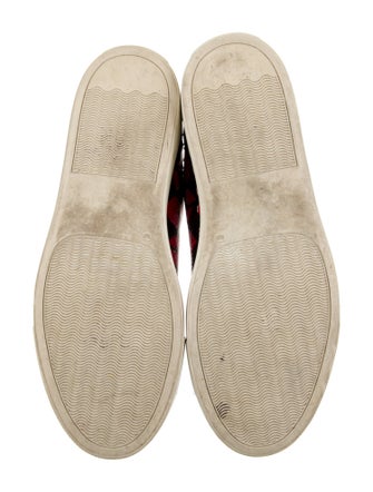 Philipp Plein Leather Printed Sneakers