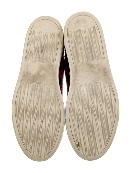 Philipp Plein Leather Printed Sneakers