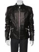 Philipp Plein Calf Leather Moto Jacket