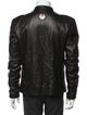 Philipp Plein Calf Leather Moto Jacket